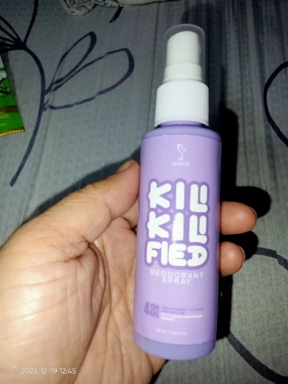 Customer photo review of KILI-KILI FIED Deo Spray By Sachzna