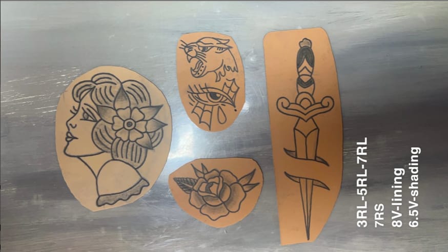 Customer photo review of Fine Line Tattoo Course and Kit Bundle
