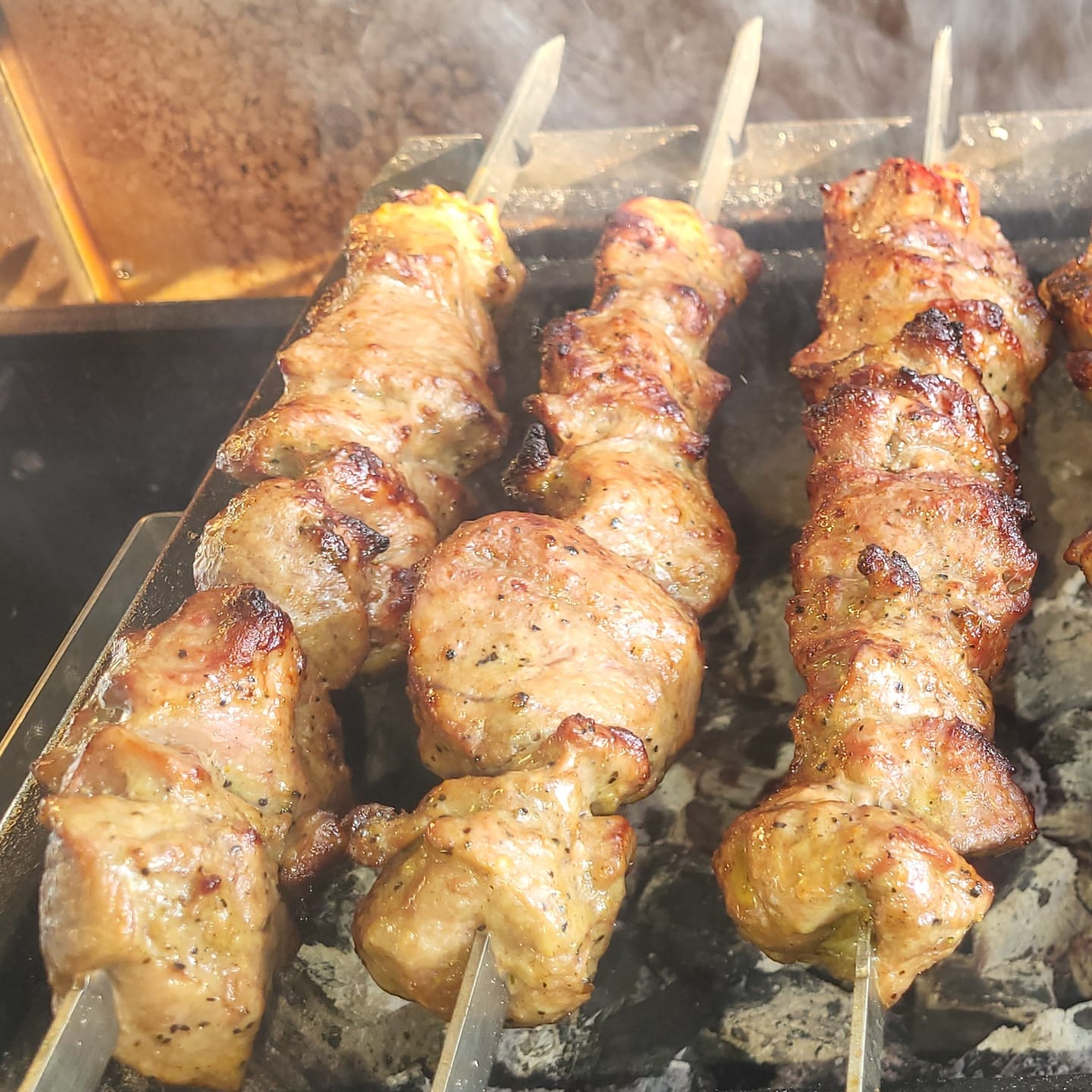 Customer photo review of Lamm-Schaschlik Knoblauch-Pfeffer – würzig mariniert aus der Keule | mySchaschlik