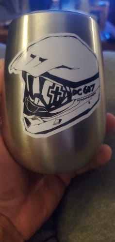 Customer photo review of 200 Custom 3" Laminated Vinyl Stickers