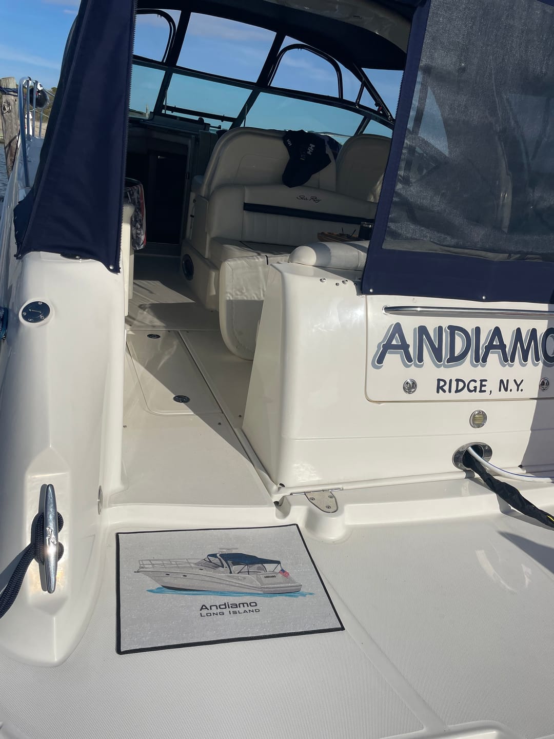 Customer photo review of Custom Indoor/Outdoor Dock Mat