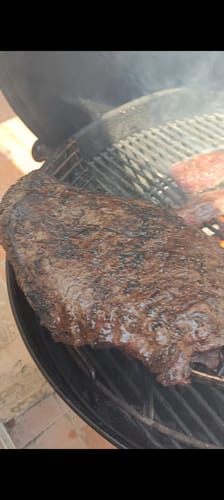 Reseña con foto de un cliente sobre Arrachera de Falda (Vacío)