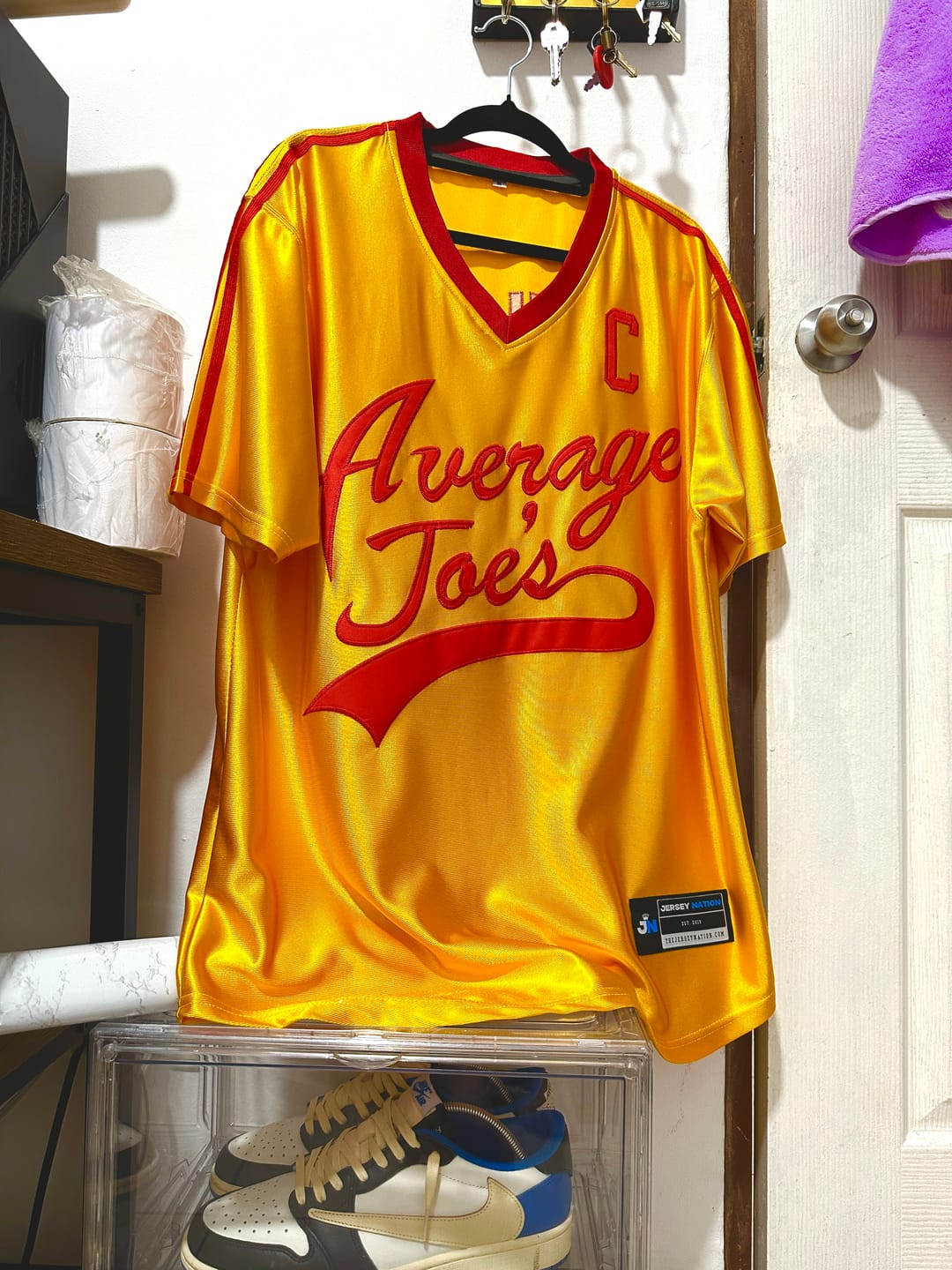 Customer photo review of Peter Lafluer Average Joe's Baseball Jersey