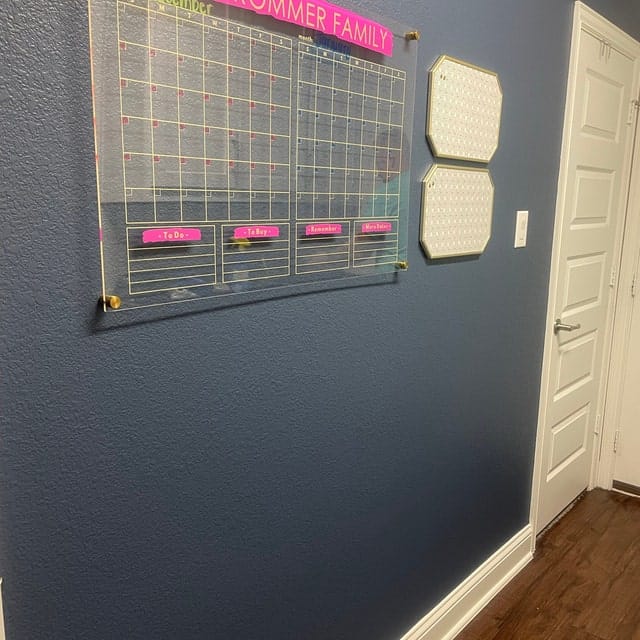 Customer photo review of Acrylic Two Month Wall Calendar - Personalized Calendar 2024, Two Month Planner Family Calendar 2024 Calendar w Marker, Monthly and Weekly Double