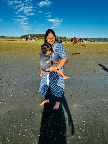 Customer photo review of Navy Blue Collared Maxi