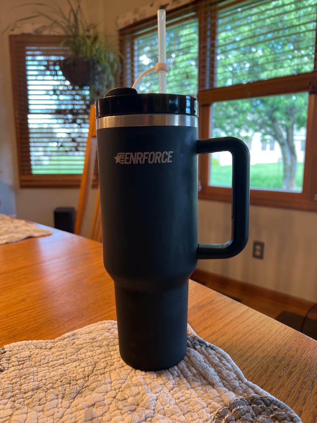 Customer photo review of 40 OZ Soft Matte Tumbler