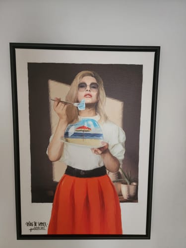 Customer photo review of Paveikslas "Tasting the Summer"