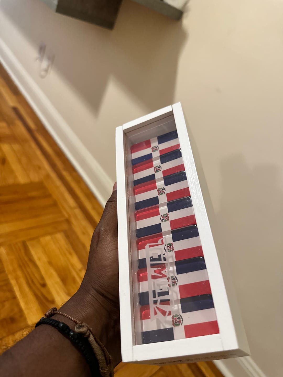 Customer photo review of Dominican Republic Flag Dominos