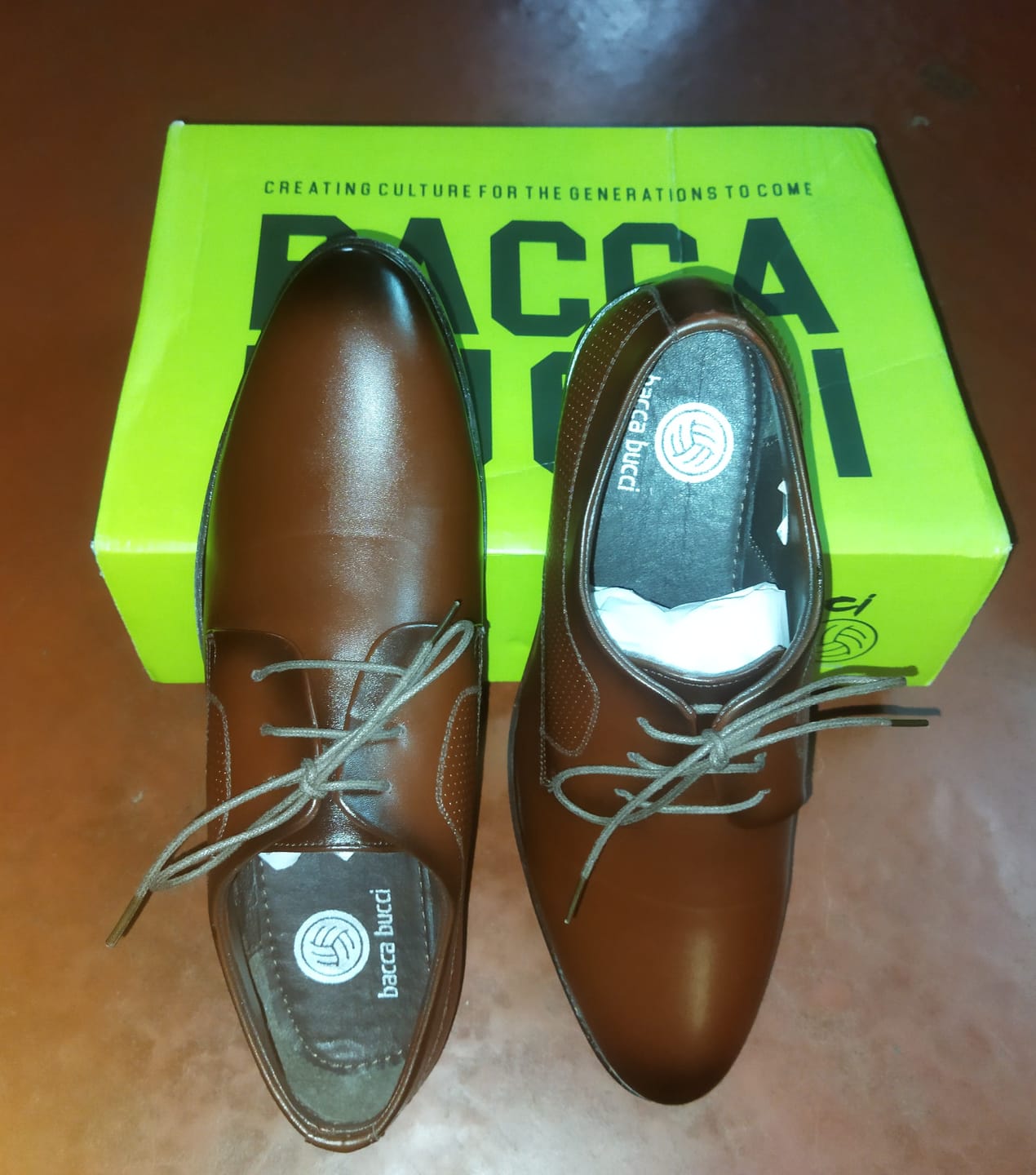 Customer photo review of Bacca Bucci VANCOUVER Formal Shoes with Superior Comfort |  All Day Wear Office Or Party Lace-up Shoes