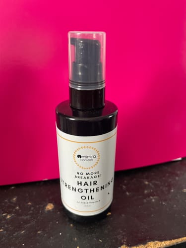 Customer photo review of Hair Strengthening Oil 100ml/3.4fl oz