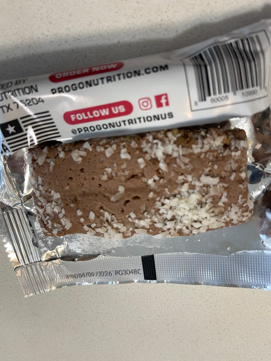 Customer photo review of Chocolate Peanut Butter Crunch