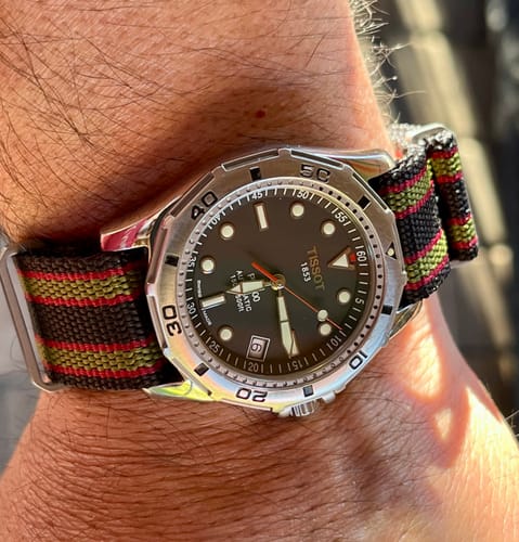 Customer photo review of 007 Bond Nylon Strap- Five Eye