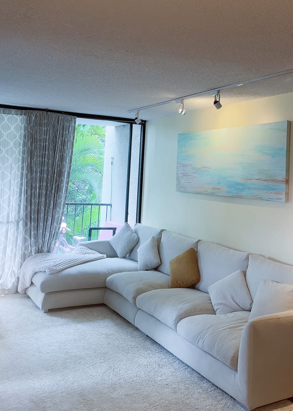Customer photo review of Feathers Sectional