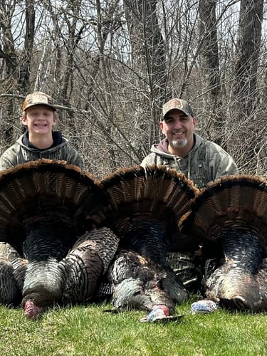 Customer photo review of Turkey Only Fans, Leather Patch Trucker Hat