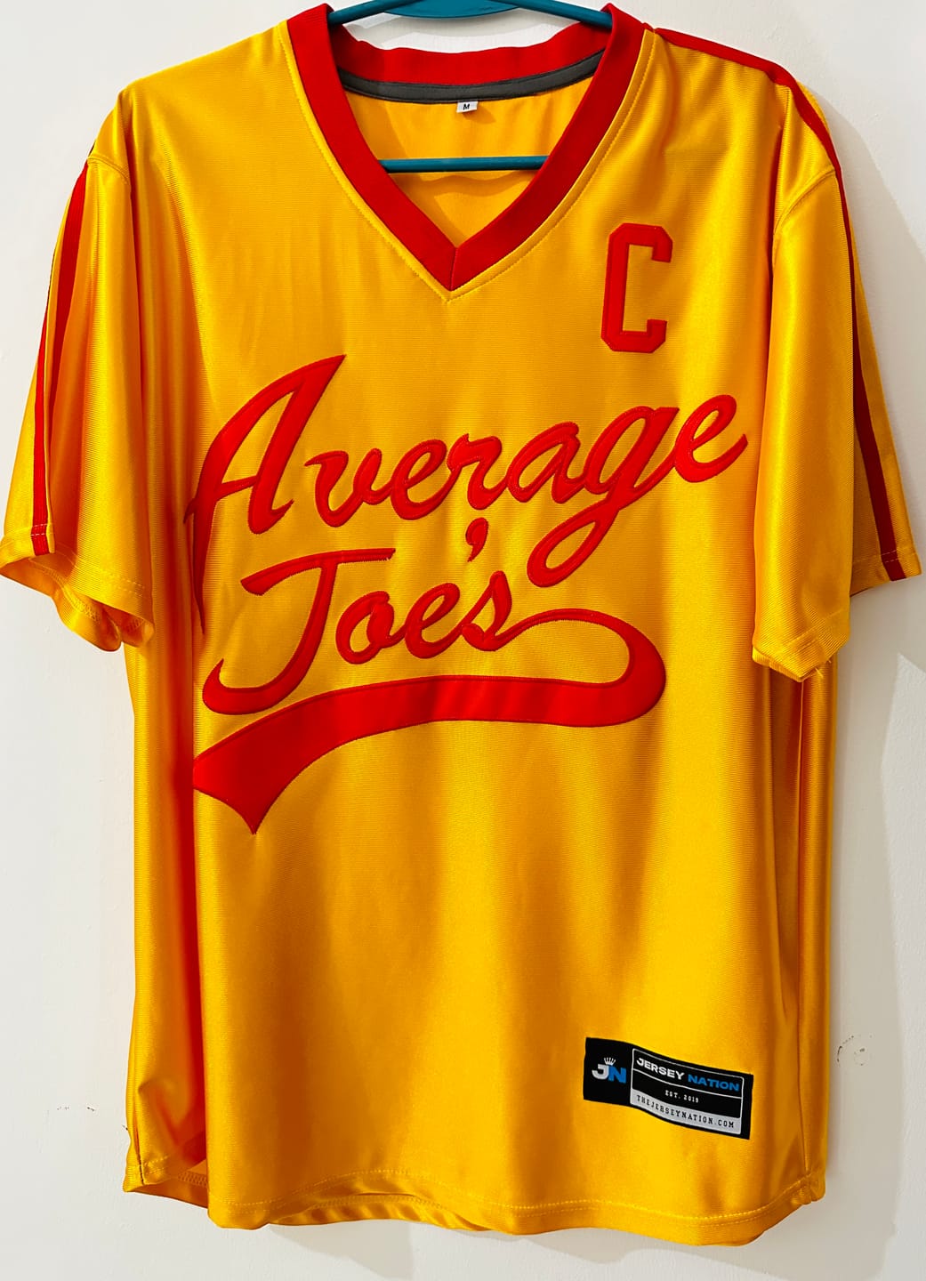 Customer photo review of Peter Lafluer Average Joe's Baseball Jersey