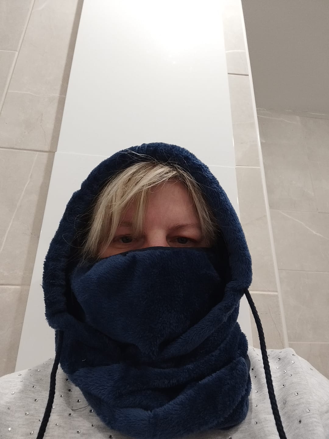 Customer photo review of Plain Cuddle Fleece Fabric