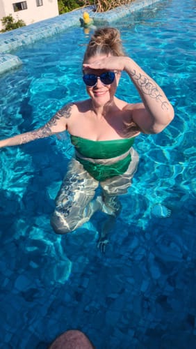 Customer photo review of 'Fearless' Bandeau Bikini Top