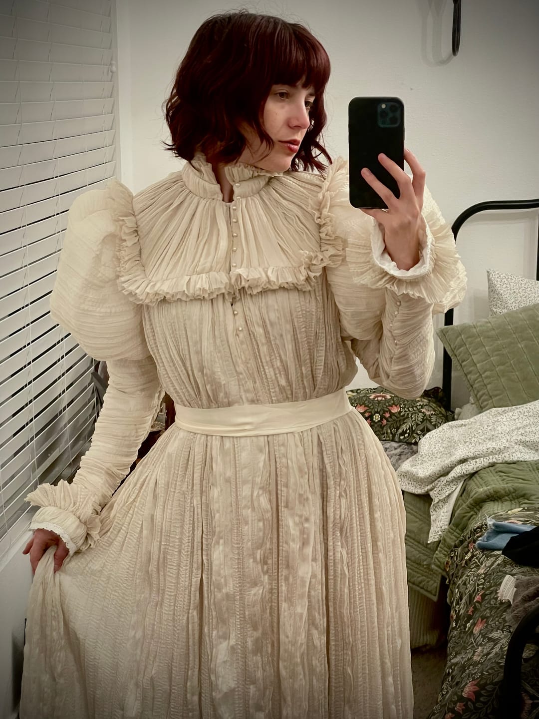 Customer photo review of *PRE-ORDER - CRIMSON PEAK™ Edith Victorian Gown in Ivory