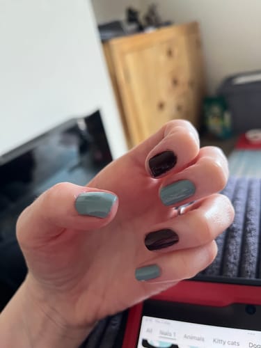 Customer photo review of CND™ Vinylux™ Cuppa Joe 15ml