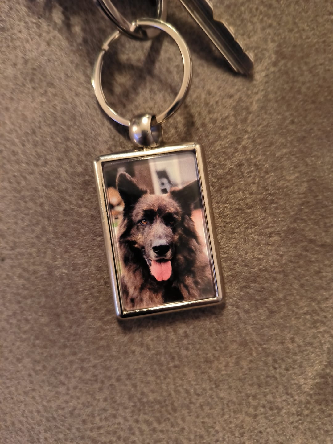 Customer photo review of Schlüsselanhänger mit Hundefoto