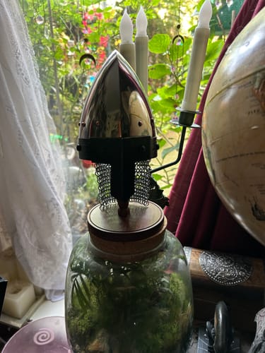 Customer photo review of Miniature Norman Helmet