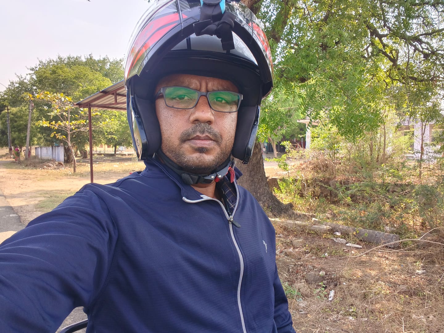 Customer photo review of Navy Blue - Sunblock Jacket