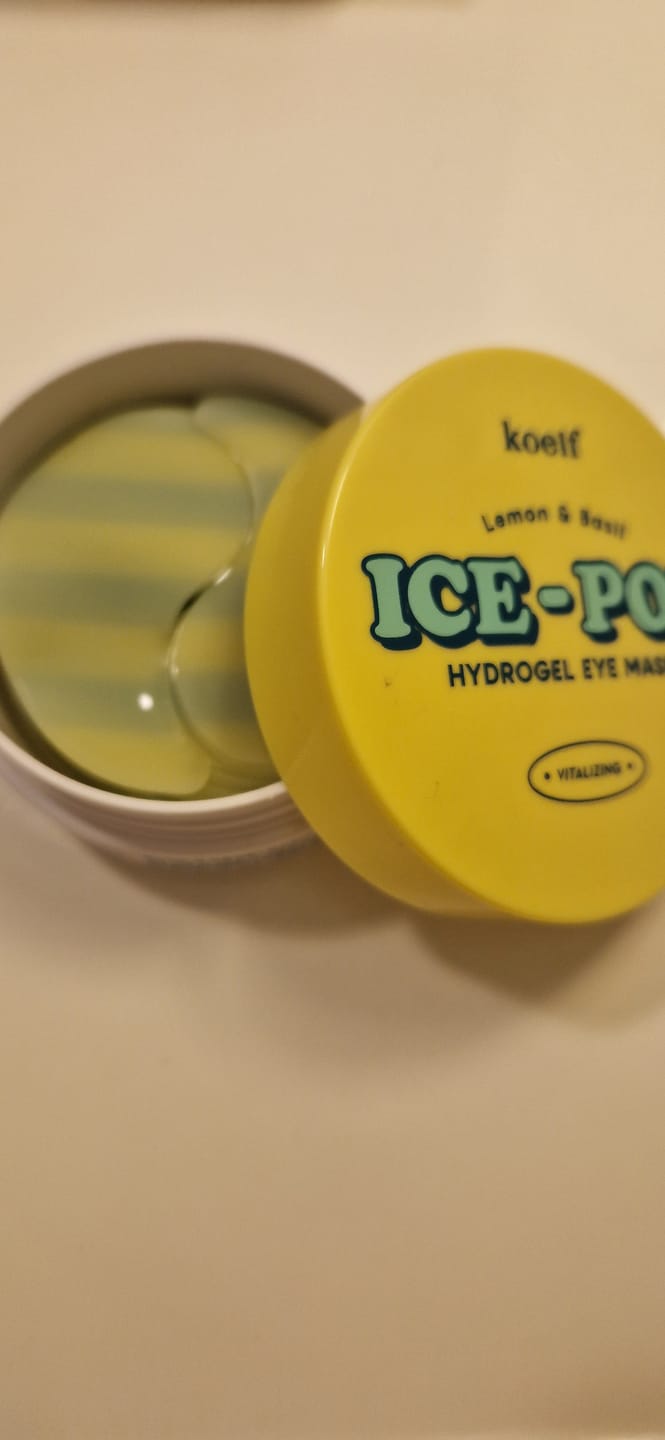 Customer photo review of Koelf Sitron og Basilikum Ice-Pop Hydrogel øyemaske (60 stk)