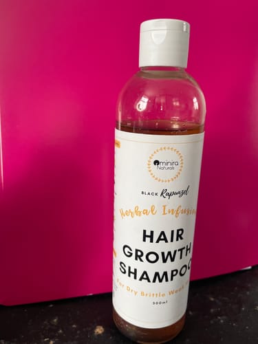 Customer photo review of Herbal Infusion - Hair Growth Shampoo