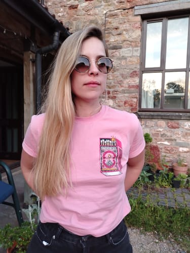 Customer photo review of Burn Baby T-Shirt