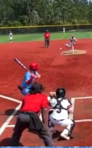 Customer photo review of Jax Model One Batting Gloves | Cherry Red | Strap Cuff