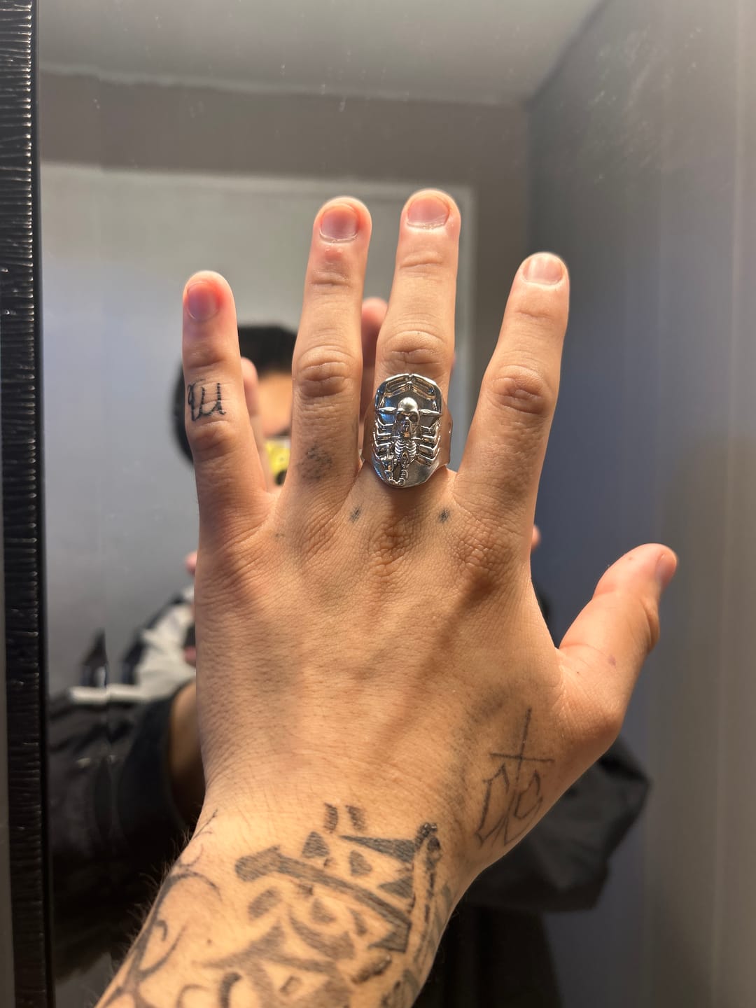 Customer photo review of RISING SCORPIO RING