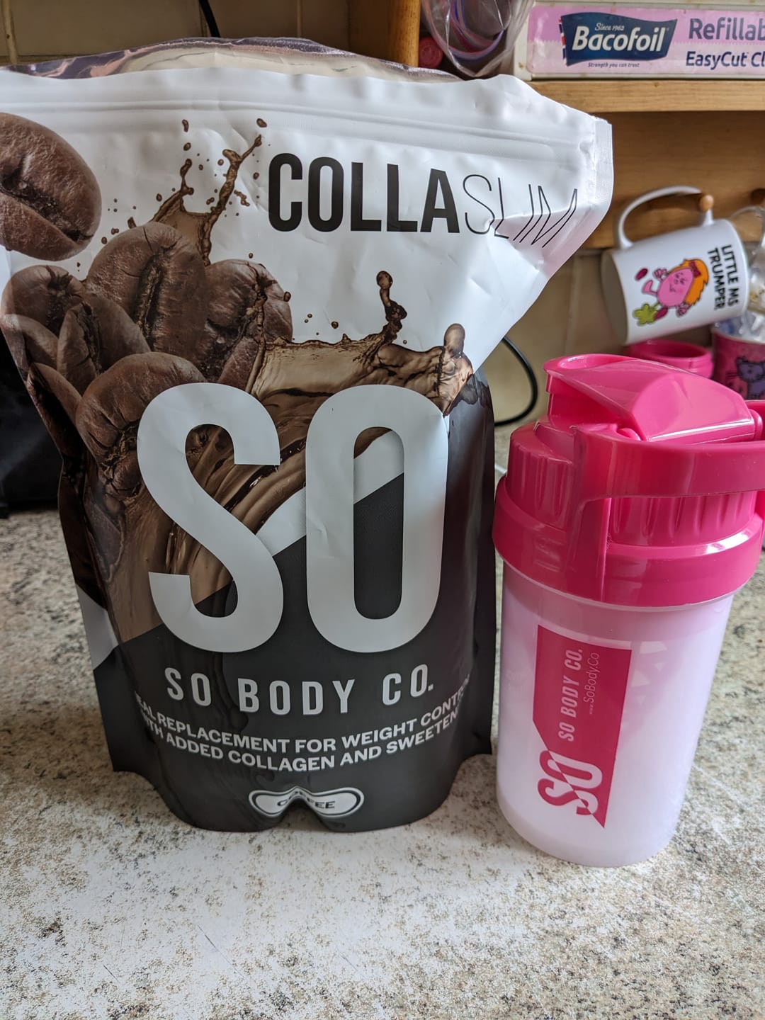 Customer photo review of CollaSlim Meal Replacement Shake With Collagen Protein