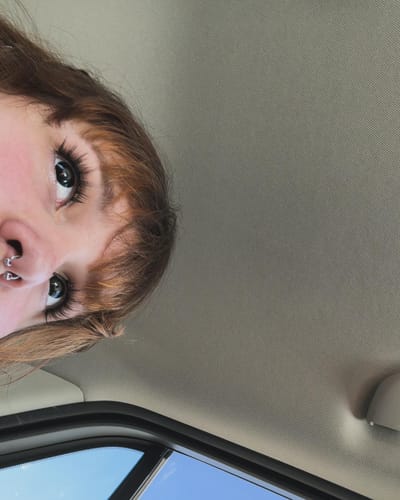 Customer photo review of Bonbon's Dollie Darknight Black Contact Lenses(12 months of use)