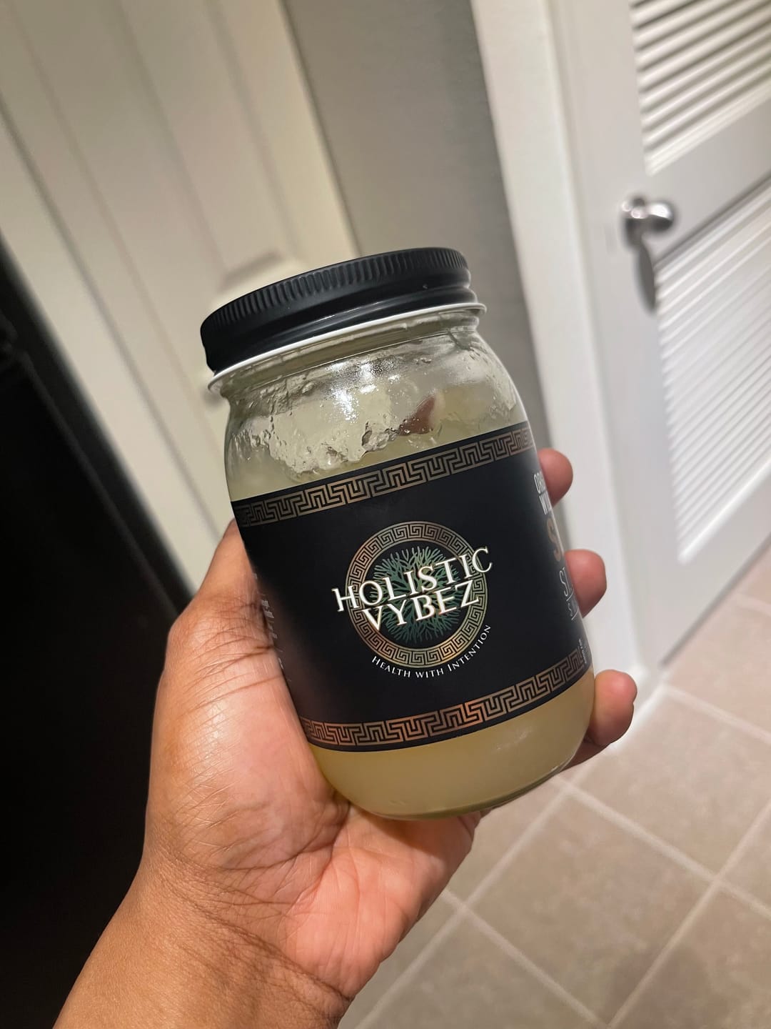 Customer photo review of St Lucia Gold Sea Moss Gel