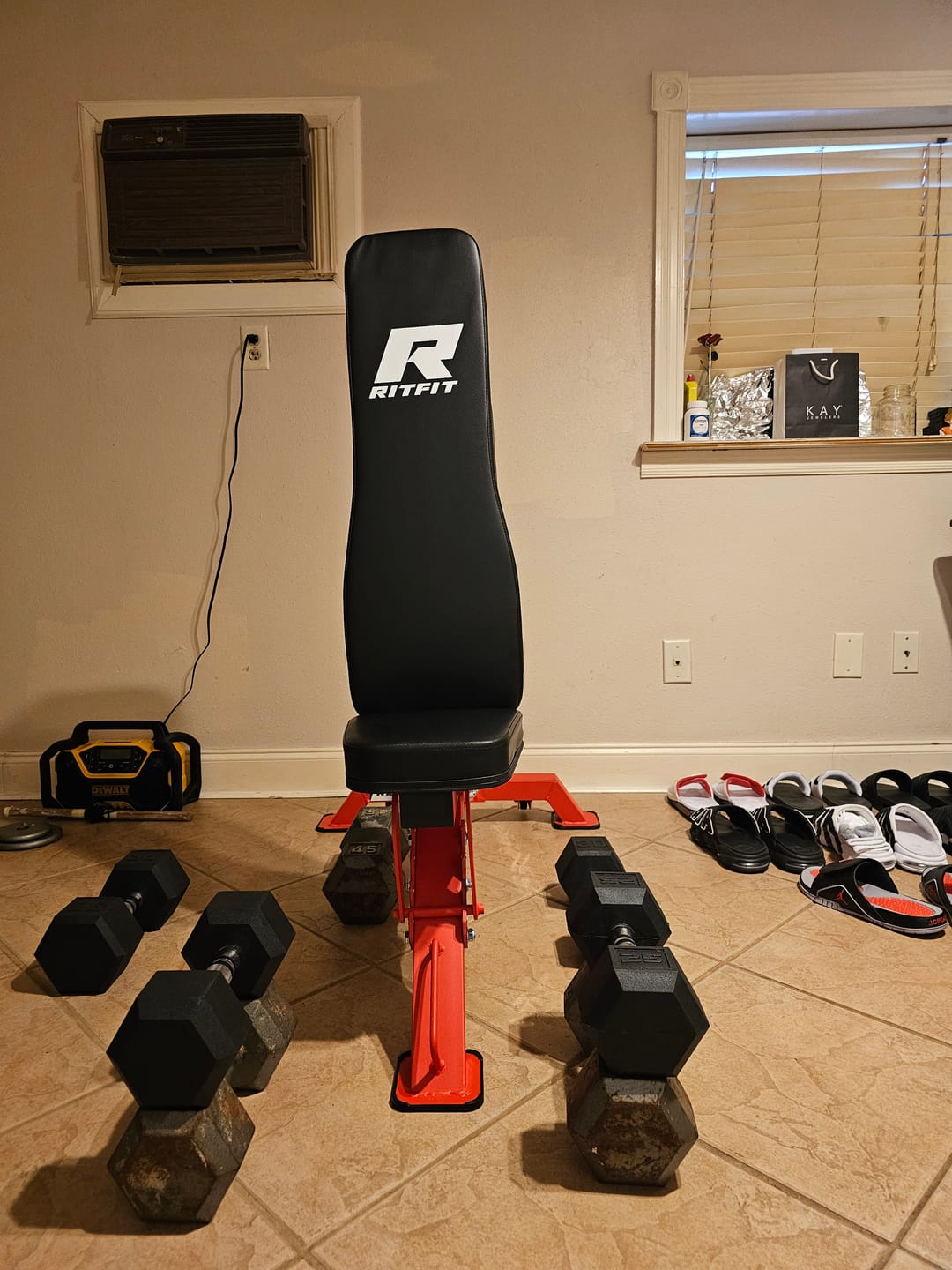 Customer photo review of RitFit 1300LB Adjustable Weight Bench BWB01