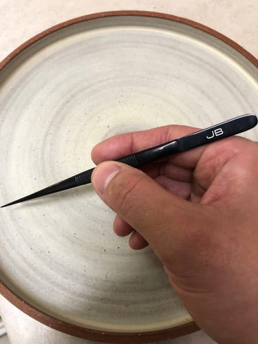 Customer photo review of Small Straight SuperFine Tweezers