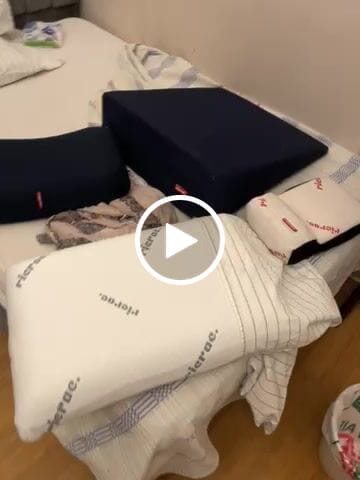 Customer video review of Cooling Memory Foam Gel Pillow- Medium