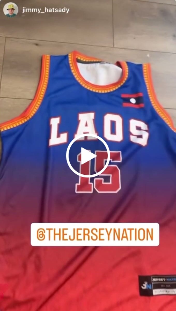 Customer video review of Laos Custom Basketball Jersey