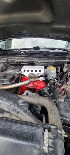 Customer photo review of 2013-2018 Cummins Gen 2 Monster-Ram Intake & Grid Heater Upgrade (42798)