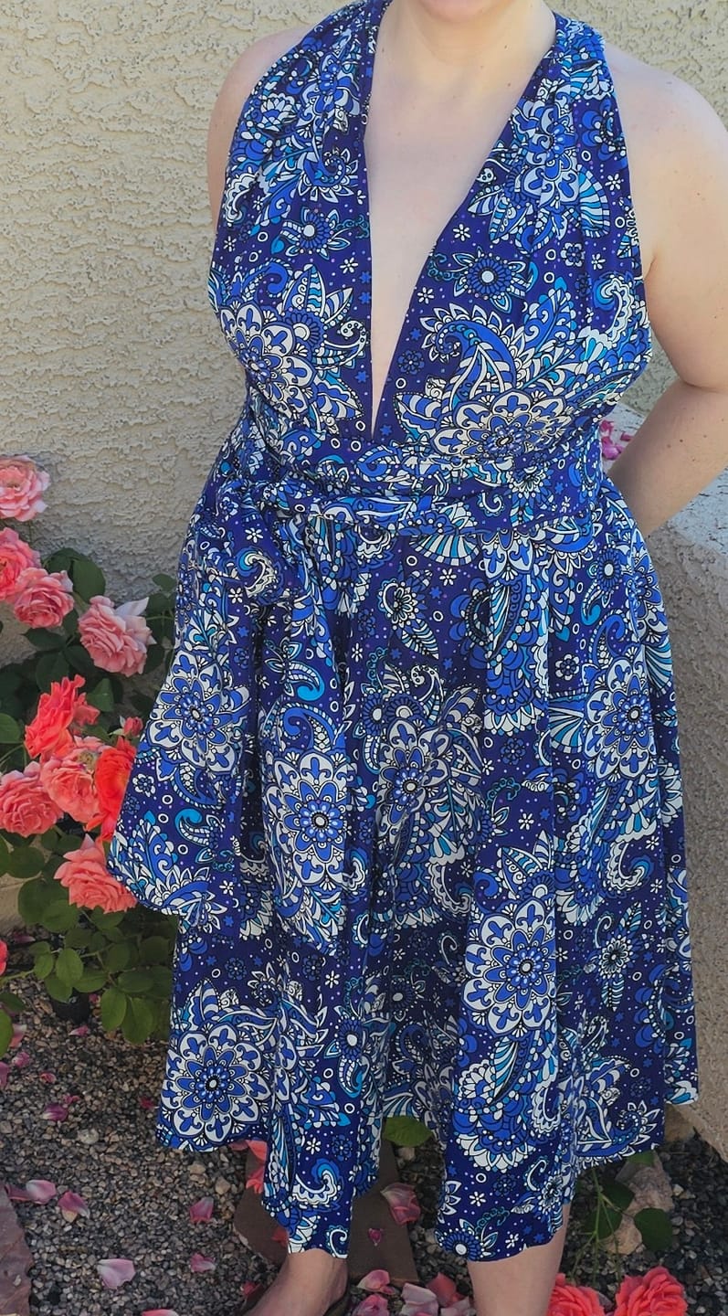 Customer photo review of Infinity Wrap Dress