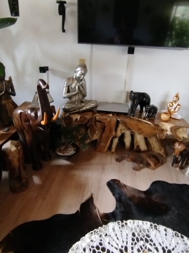 Customer photo review of Teak Wurzel Sideboard NAGA 160 cm