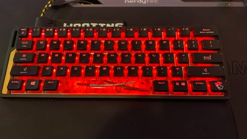 Customer photo review of Pewdiepie Katana Space bar