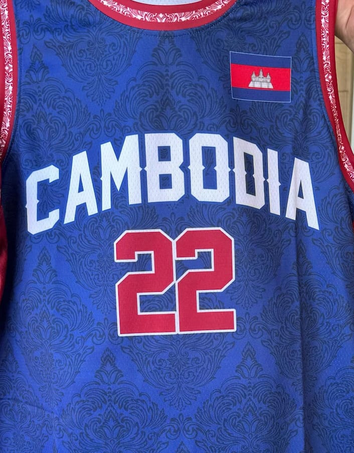 Customer photo review of Cambodia Custom Basketball Jersey