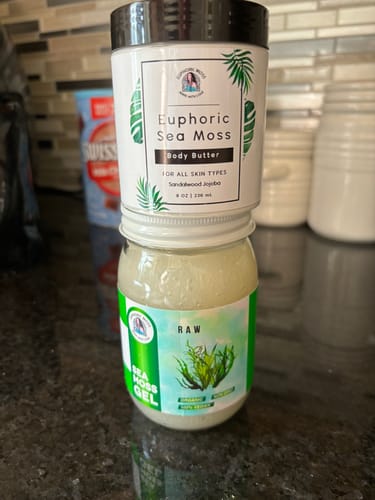 Customer photo review of Raw Sea Moss Gel, Irish Sea Moss