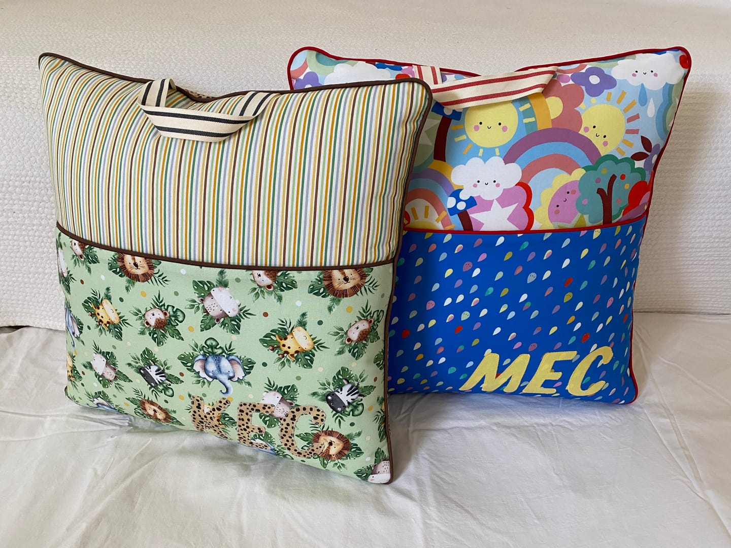 Customer photo review of Reading Pillow / Pocket Book Pillow Pattern in Two Sizes | Digital PDF Pattern