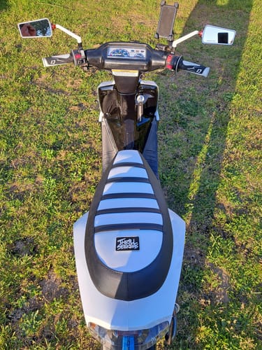 Customer photo review of Custom Seat Cover: 97-'01 ZUMA 50 *Scooter