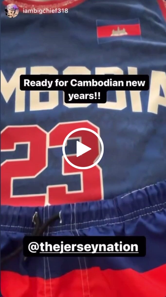 Customer video review of Cambodia Custom Basketball Jersey