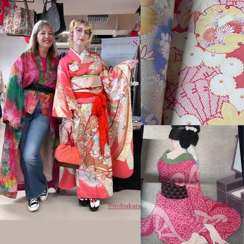 Customer photo review of Tableau Japonais Femme
