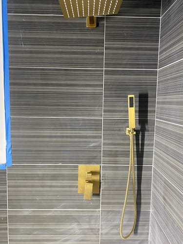 Customer photo review of Skogar - Modern Rain Shower Kit for Bathroom