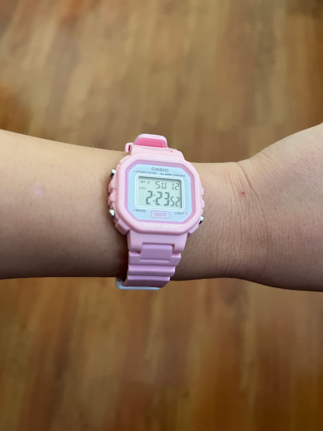 Customer photo review of Reloj Casio Vintage LA-20WH-4A1DF Rosado
